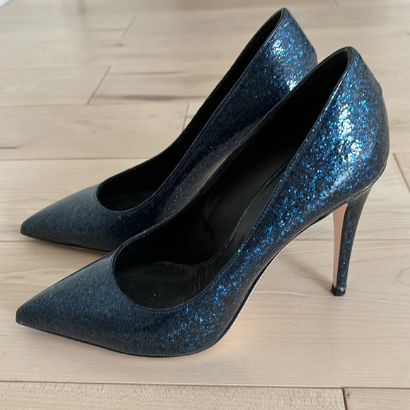 GIAMBA midnight sparkly blue pumps - size 38 - Picture 2 of 7